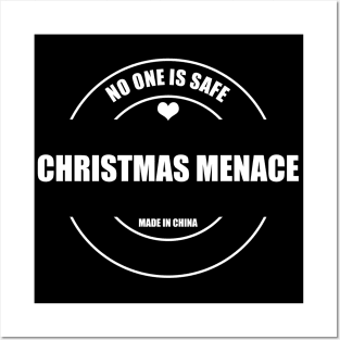 Christmas Menace Posters and Art